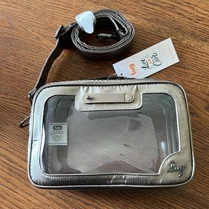 Lug Stagecoach - Metallic Walnut - Clear Stadium Bag/Purse - Brand New w/Tags